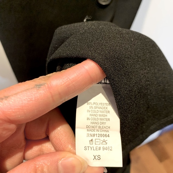 Fashion Nova - Black Button Dress - XS - Picture 5 of 5